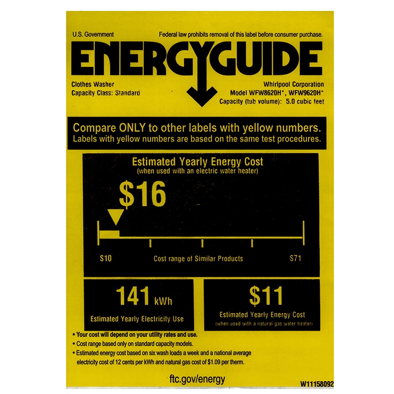 Whirlpool 27 in. 5.0 cu. ft. Stackable Front Load Washer with Sanitize Cycle, Steam Wash & Load-&-Go XL Dispenser - White, , hires