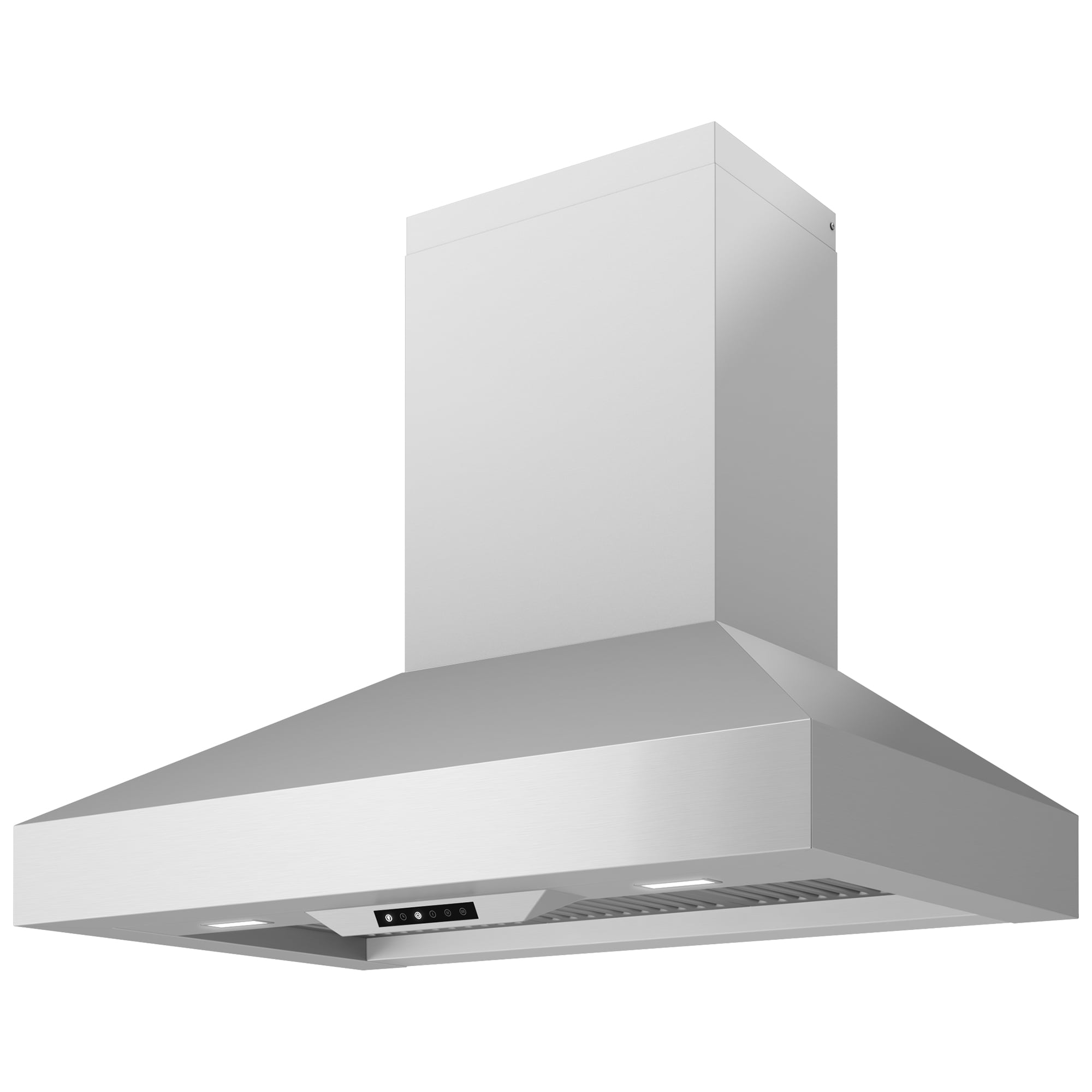 Zephyr 36 in. Chimney Style Range Hood with 3 Speed Settings, 600 CFM & 2 LED Lights - Stainless Steel, , hires