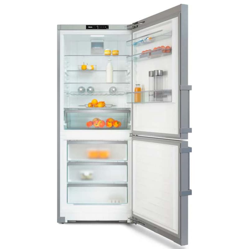 Miele 30 in. 15.2 cu. ft. Smart Counter Depth Bottom Freezer Refrigerator - Stainless Steel, , hires