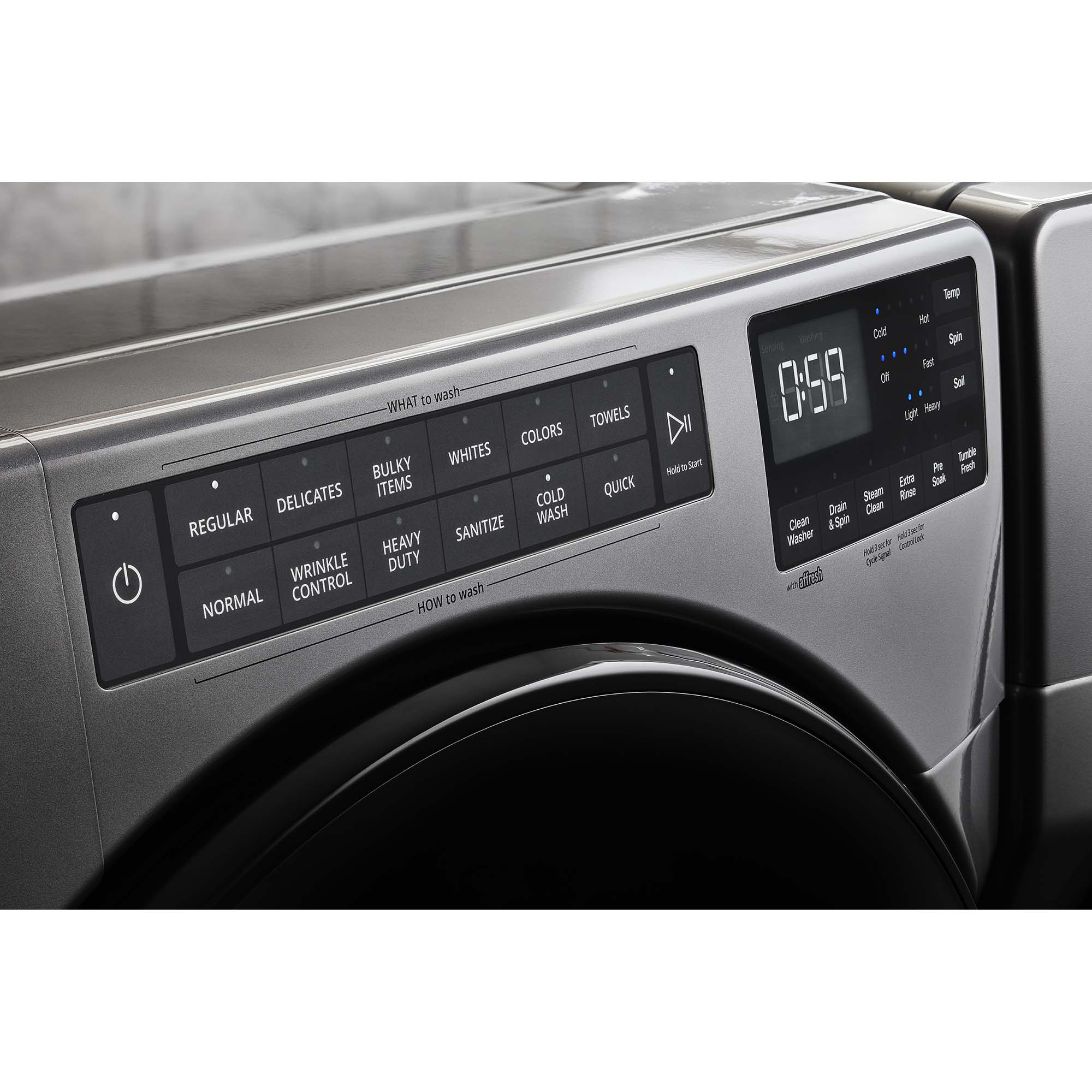 Whirlpool 27 in. 4.5 cu. ft. Stackable Front Load Washer with Quick