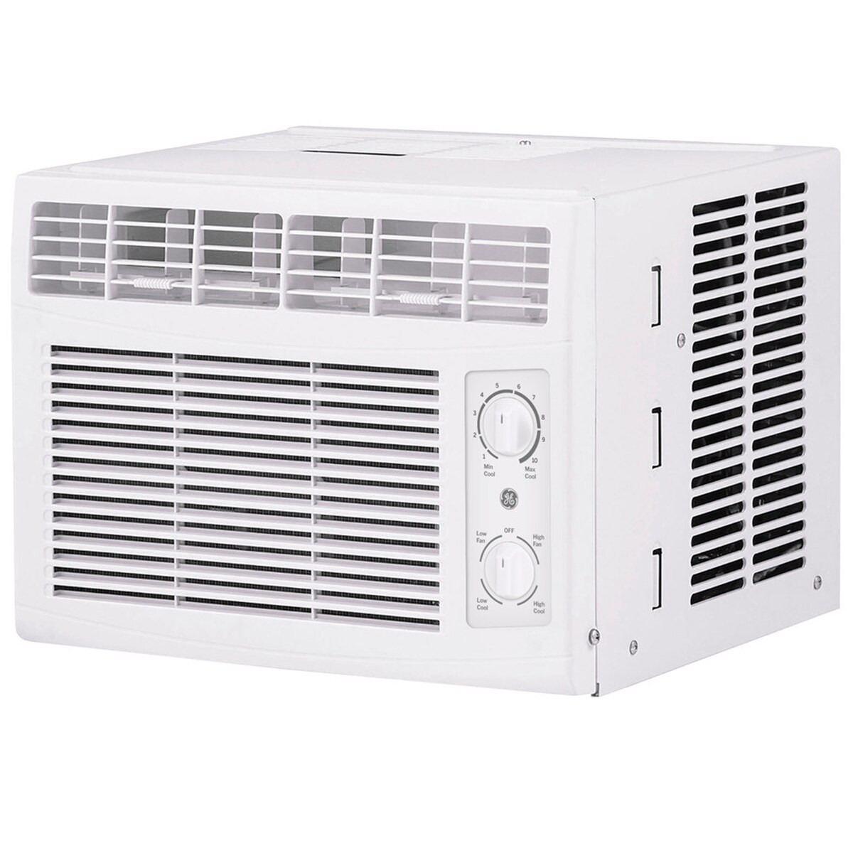 GE 5,000 BTU 115V Window Air Conditioner with 2 Fan Speeds - White, , hires
