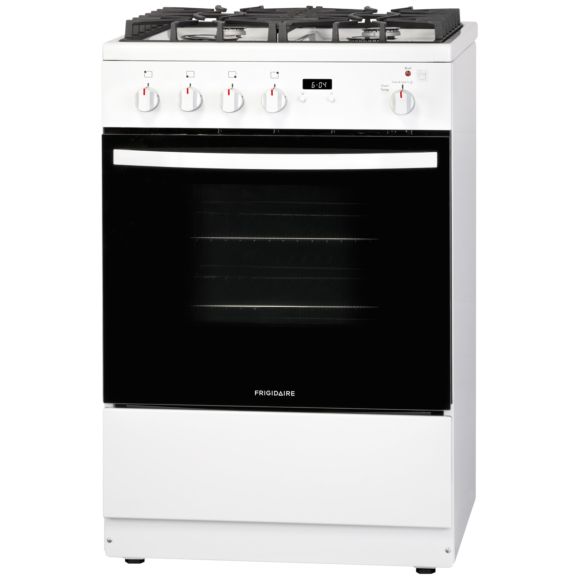 Frigidaire 24 in. 1.9 cu. ft. Gas Range with 4 Sealed Burners - White, White, hires