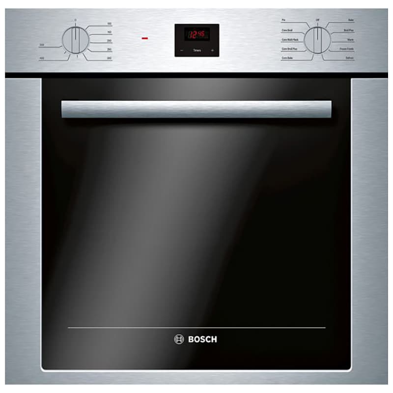 Bosch 500 Series 24 in. 2.8 cu. ft. Electric Single Wall Oven with True European Convection - Stainless Steel, , hires
