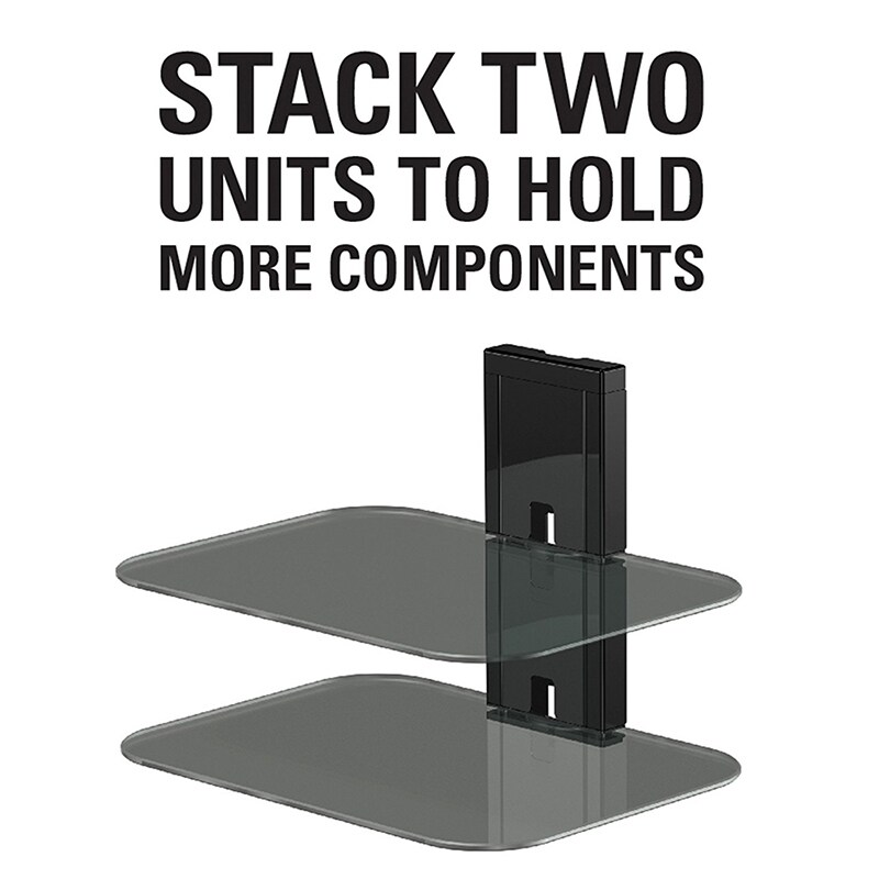 Generations A/V wall component shelf, , hires