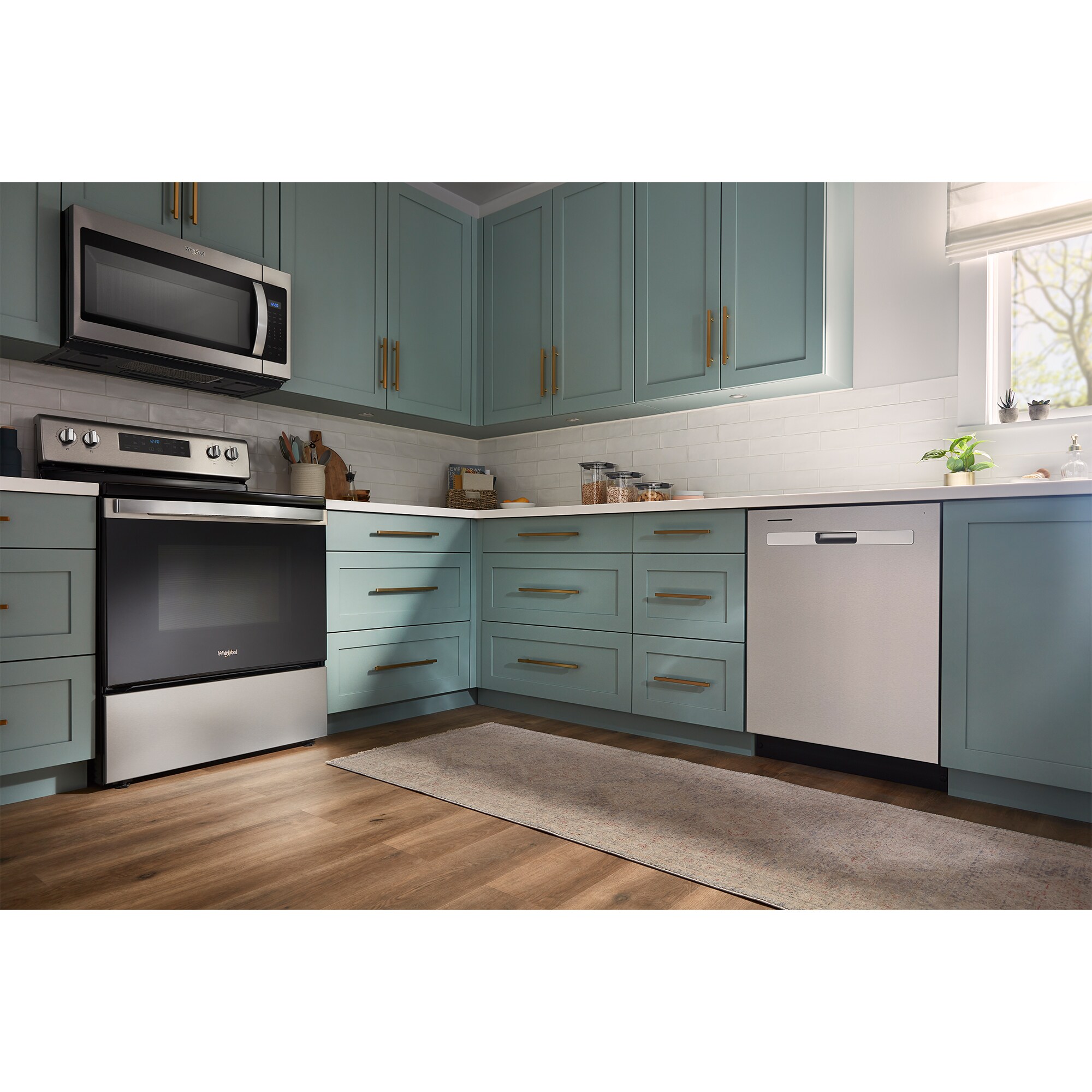 Whirlpool 24 in. Top Control Dishwasher with 55 dBa Sound Level & Pocket - Stainless Steel, Stainless Steel, hires