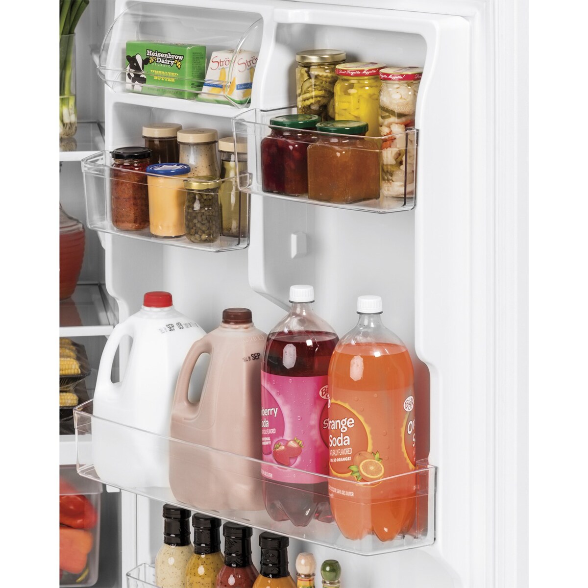 GE 30 in. 19.2 cu. ft. Garage Ready Top Freezer Refrigerator - Black, Black, hires