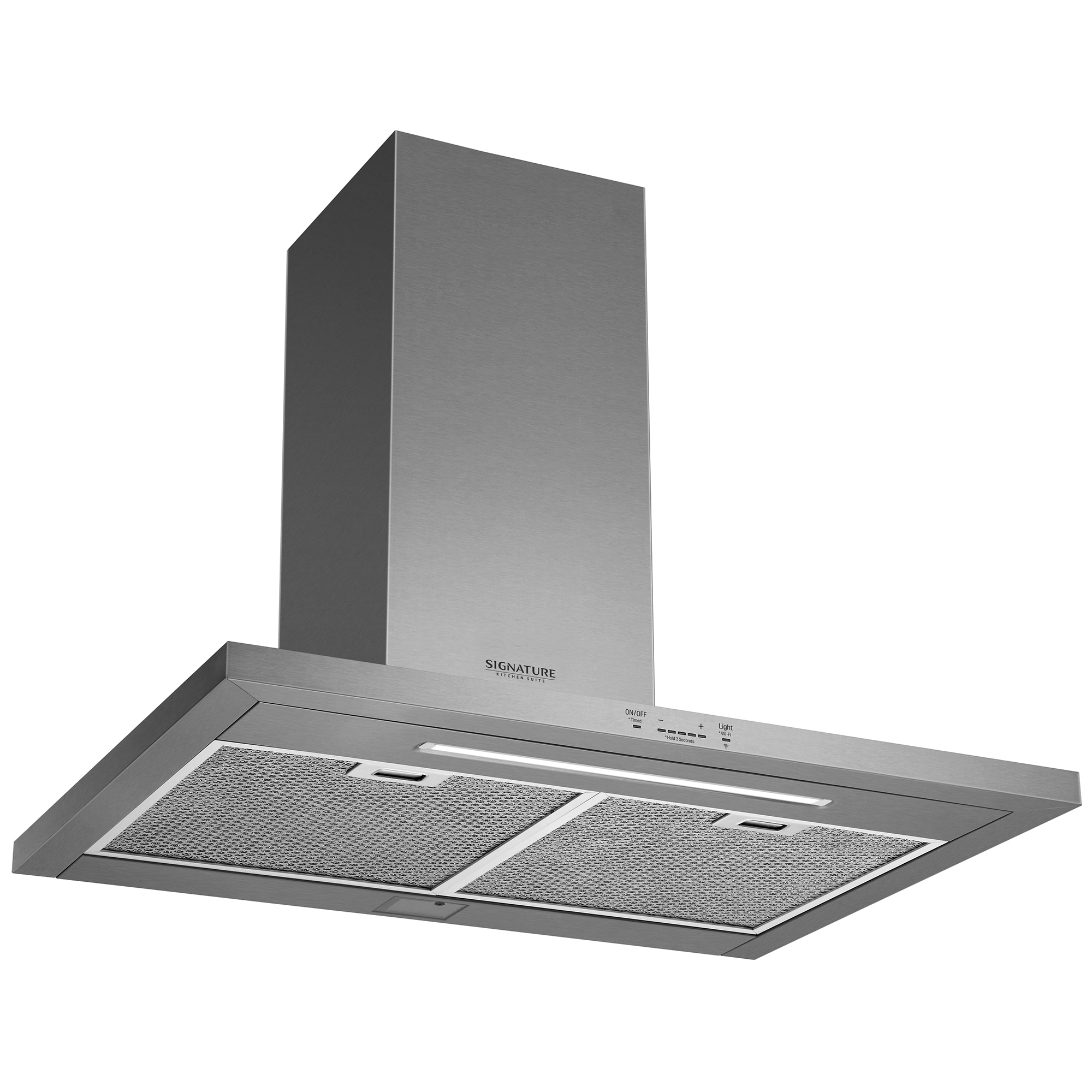 Signature Kitchen Suite 30 in. Smart Ducted Chimney Style Range Hood with 600 CFM, 5 Fan Speeds & 1 LED Light - Stainless Steel, , hires