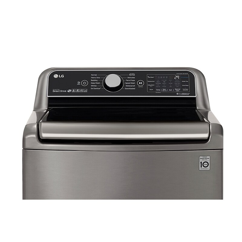 LG 27" 5.5 Cu. Ft. Top Loading Washer with 12 Wash Programs, 14 Wash