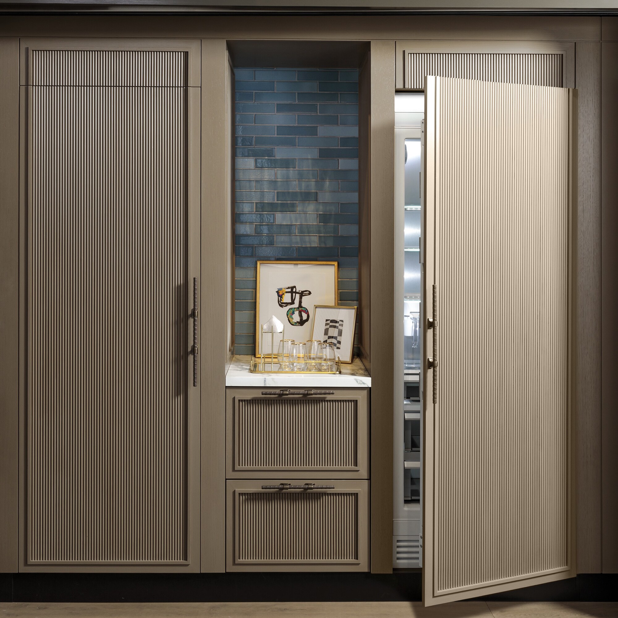 Monogram 30 in. Built-In 17.6 cu. ft. Smart Counter Depth Freezerless Refrigerator with Hands Free Auto-Fill Pitcher & Back-Lit Shelves - Custom Panel Ready, , hires