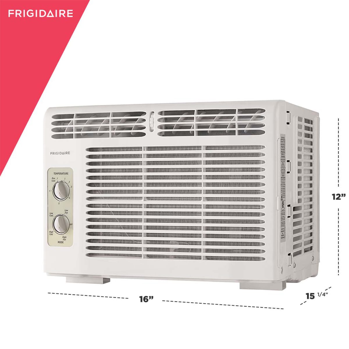 Frigidaire 5,000 BTU 115V Window Air Conditioner with 2 Fan Speeds - White, , hires
