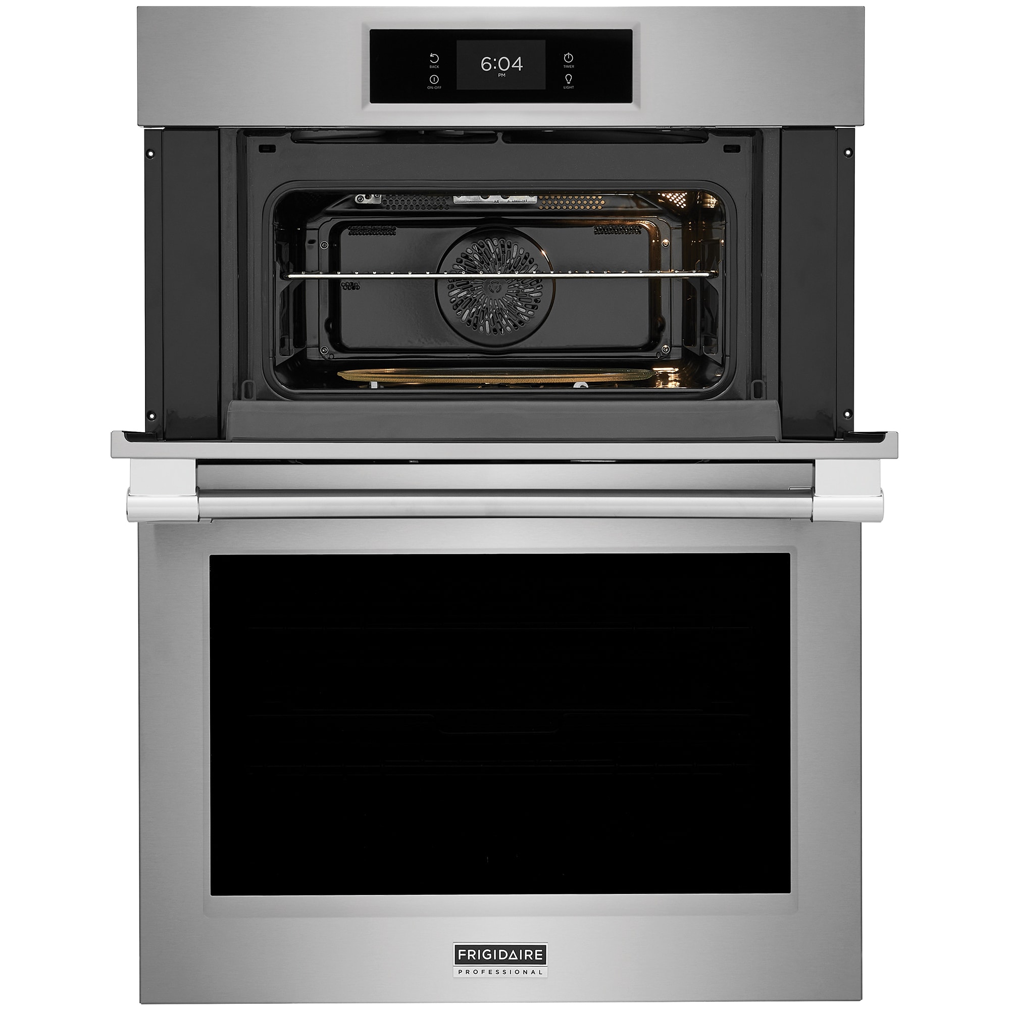 Frigidaire Professional 30 in. 7 cu. ft. Steam Electric Microwave/Wall Oven Combo with True European Convection - Stainless Steel, , hires