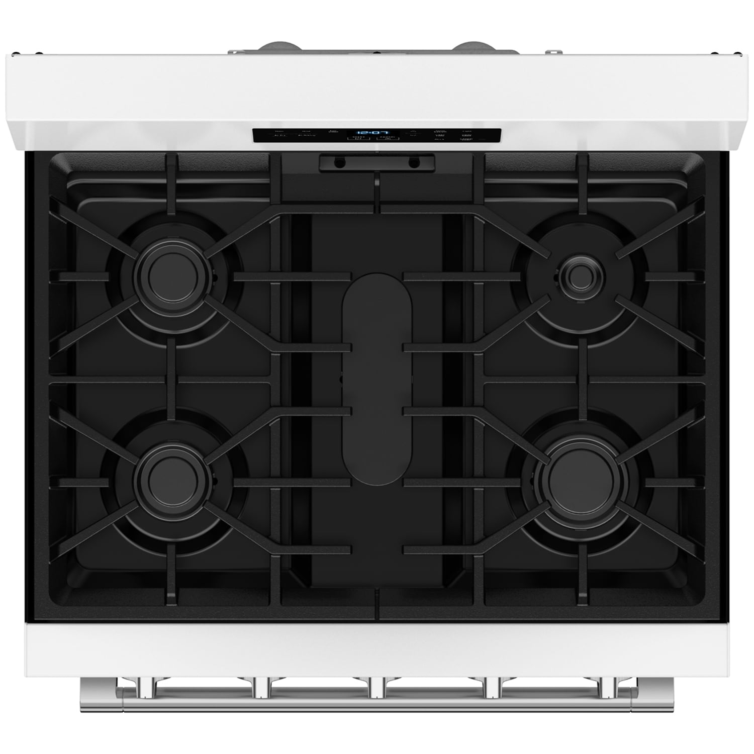 Maytag 30 in. 5 cu. ft. Air Fry Standard Convection Gas Range with 5 Sealed Burners - White, White, hires