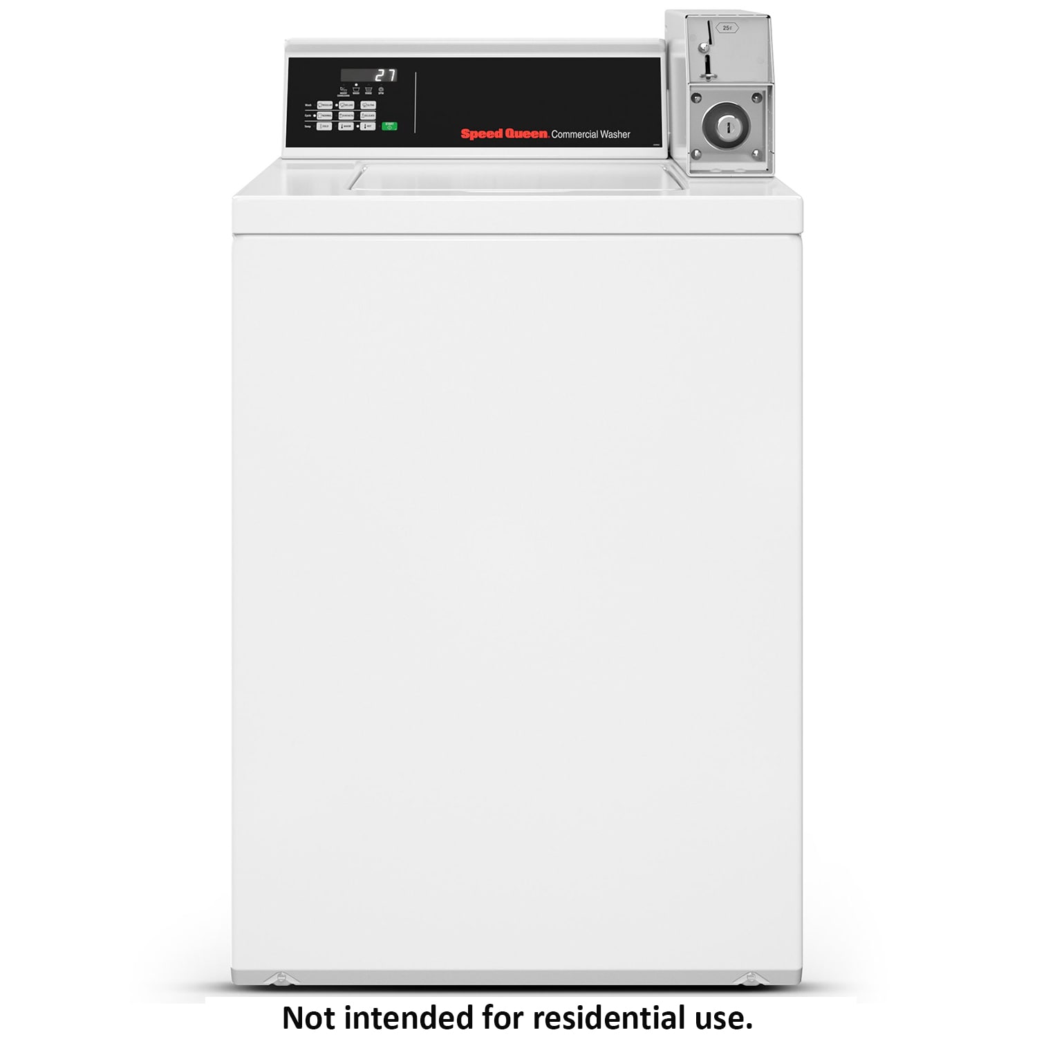Speed Queen TV6 26 in. 3.1 cu. ft. Commercial Top Load Washer with Agitator - White, , hires