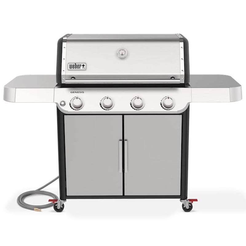 Weber Genesis S-415 Series 4-Burner Natural Gas Grill - Stainless Steel, , hires