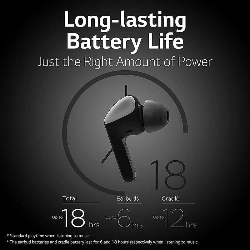LG TONE Free Earbuds with UVnano Charging Case - HBS-FN6, , hires