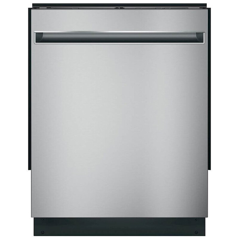 GE 24 in. Top Control Flush-Mount Dishwasher with 51 dBa Sound Level, Condensate Dry & Pocket Handle - Stainless Steel, Stainless Steel, hires