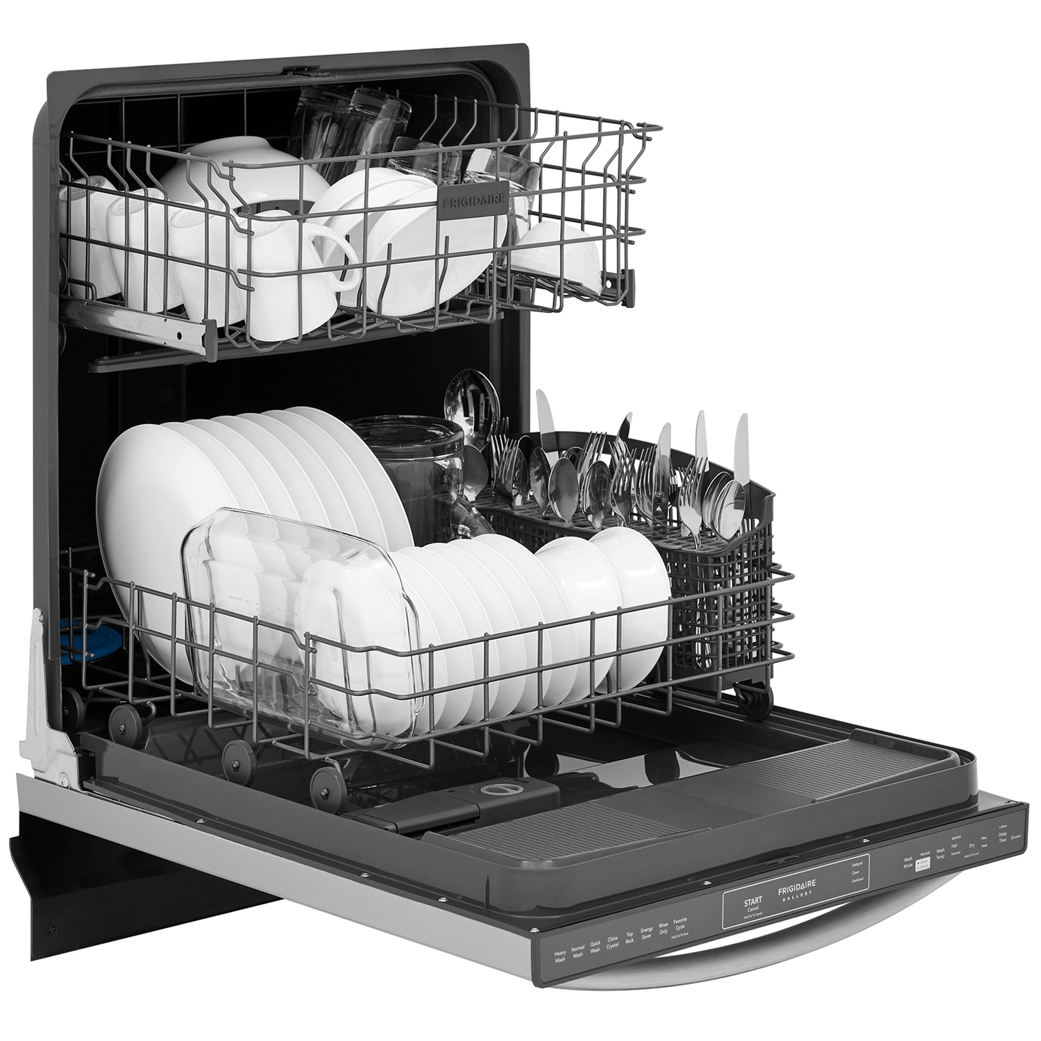 Frigidaire Gallery 24 in. Top Control Dishwasher with 42 dBa Sound Level & MaxDry - Stainless Steel, , hires