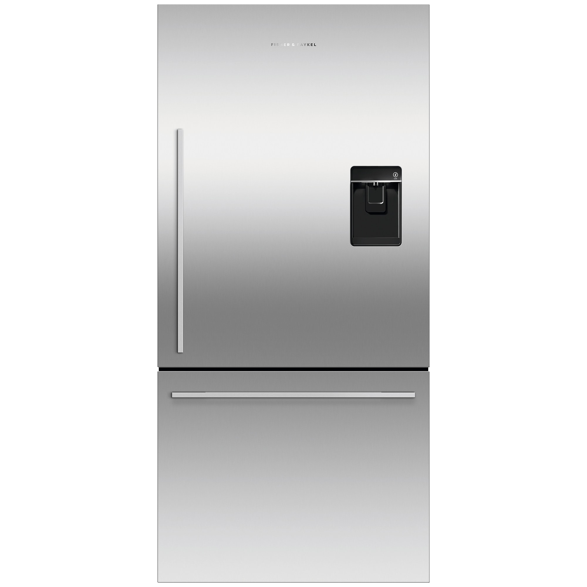 Fisher & Paykel Series 5 31 in. 17.1 cu. ft. Smart Counter Depth Bottom Freezer Refrigerator with Water Dispenser - Stainless Steel, , hires
