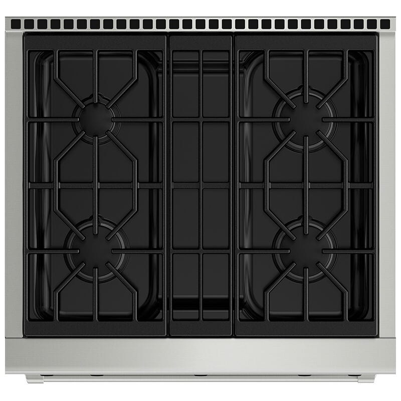 Wolf 30 in. 4-Burner Natural Gas Rangetop with Simmer Burner & Power Burner - Stainless Steel, , hires