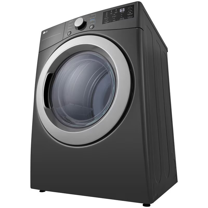 LG 27 in. 7.4 cu. ft. Stackable Electric Dryer with FlowSense Duct