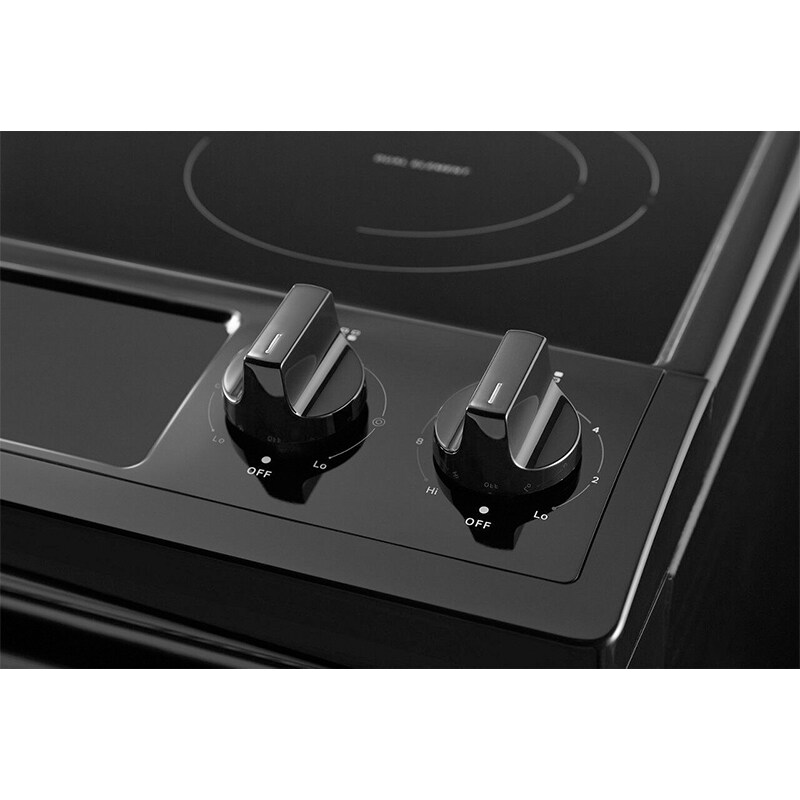 Whirlpool 30 in. 4.8 cu. ft. Slide-In Electric Range with Radiant Burners - Black, Black, hires
