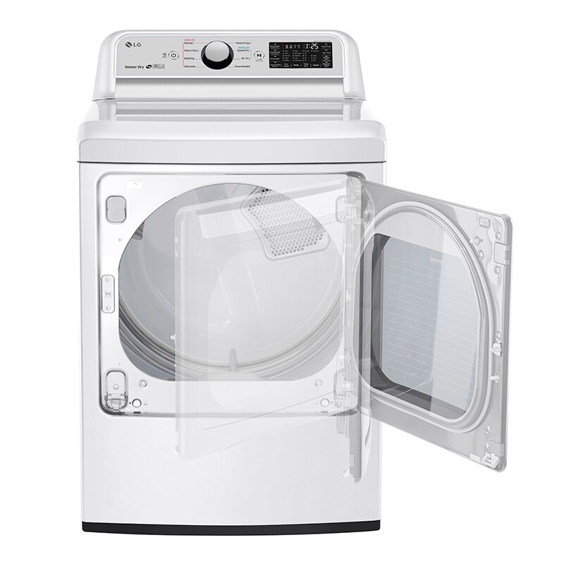 LG 27" 7.3 Cu. Ft. Front Loading Electric Dryer with 8 Dryer Programs
