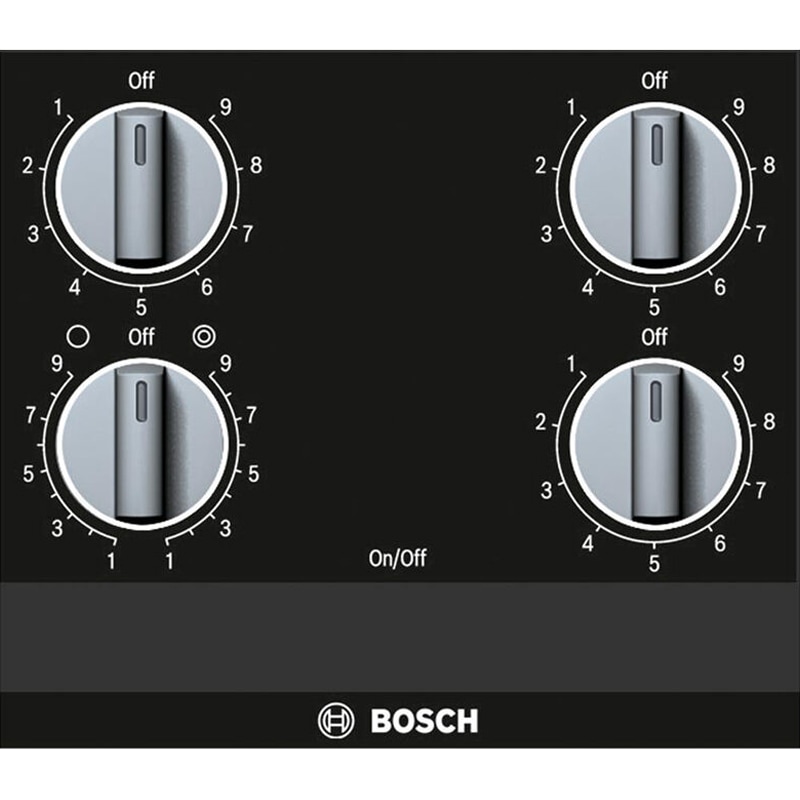 Bosch 500 Series 30 in. 4-Burner Electric Cooktop with Simmer Burner - Black, , hires