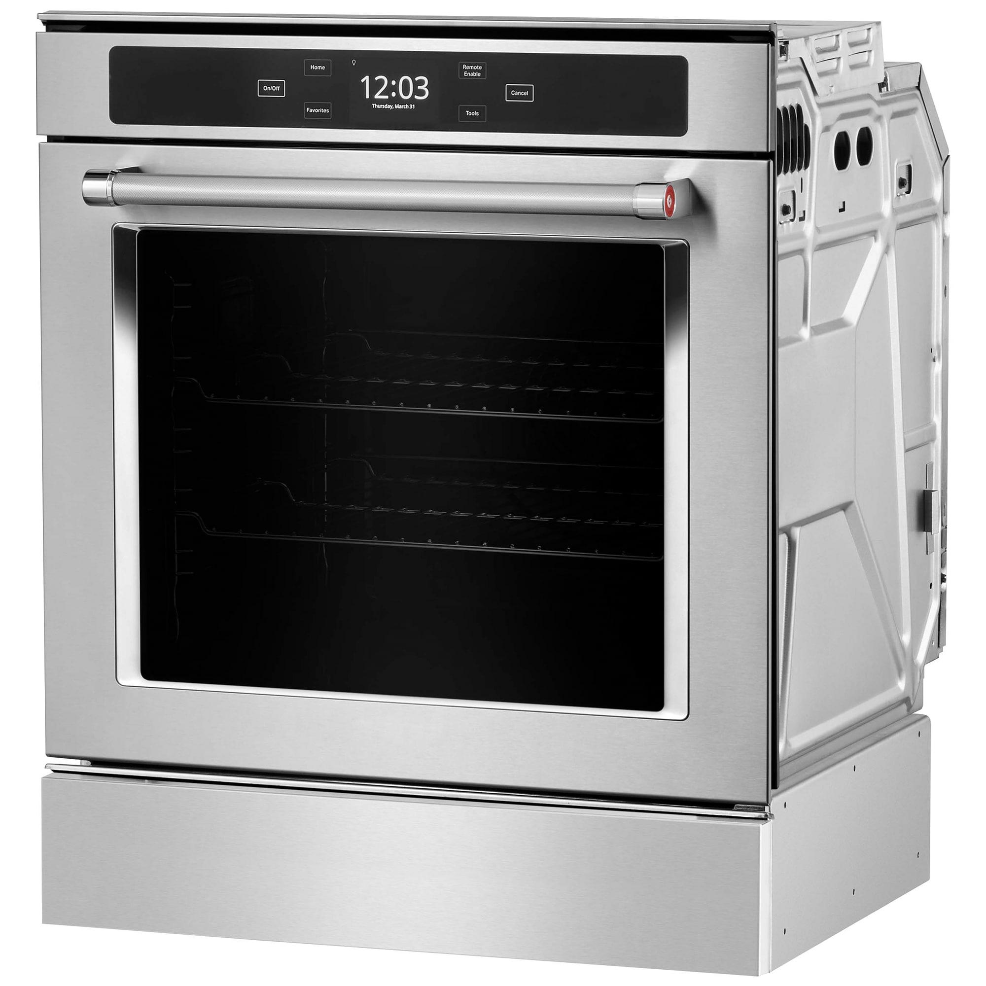 KitchenAid 24 in. 2.6 cu. ft. Smart Electric Single Wall Oven with True European Convection - Fingerprint Resistant Stainless Steel, , hires