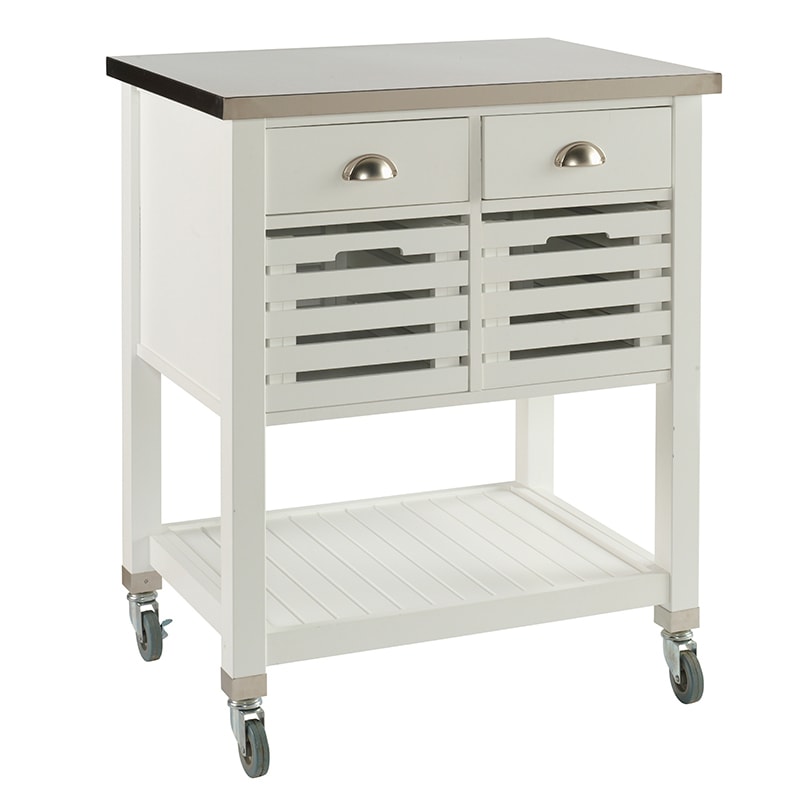 Taylor Kitchen Cart-White, , hires