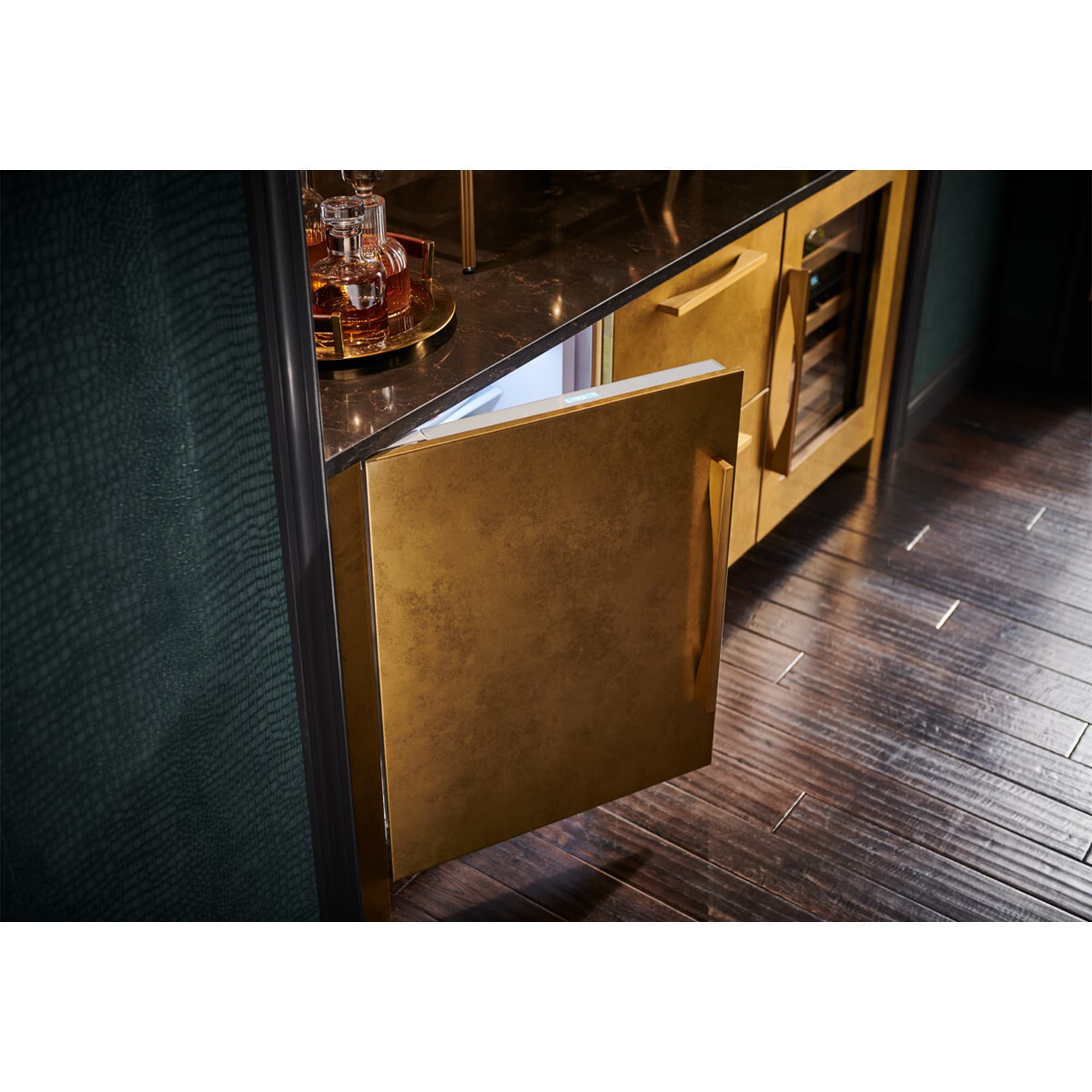 Sub-Zero Designer Series 24 in. Undercounter Smart Wine Cooler with Wood Racks, Dual Temperature Zones & 42 Bottle Capacity - Custom Panel Ready, , hires