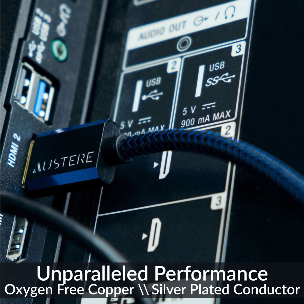 Austere V Series Premium 4K HDR HDMI Cable with ARC - 5.0m, , hires