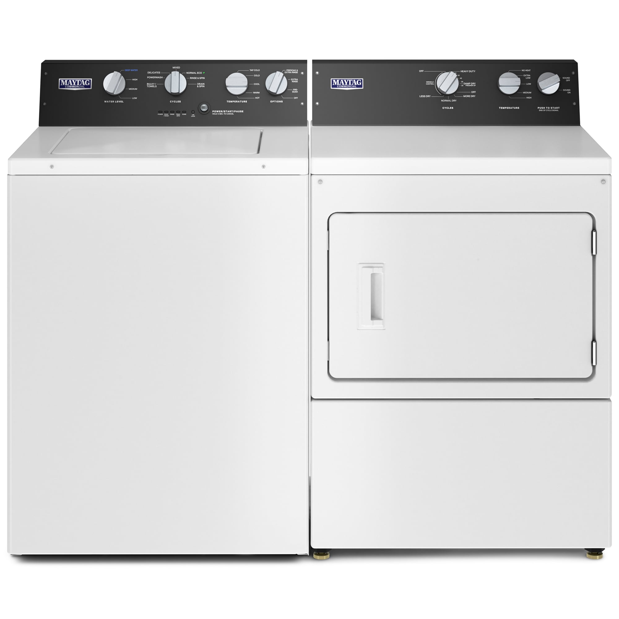 Maytag 27 in. 3.5 cu. ft. Top Load Washer with Agitator - White, , hires