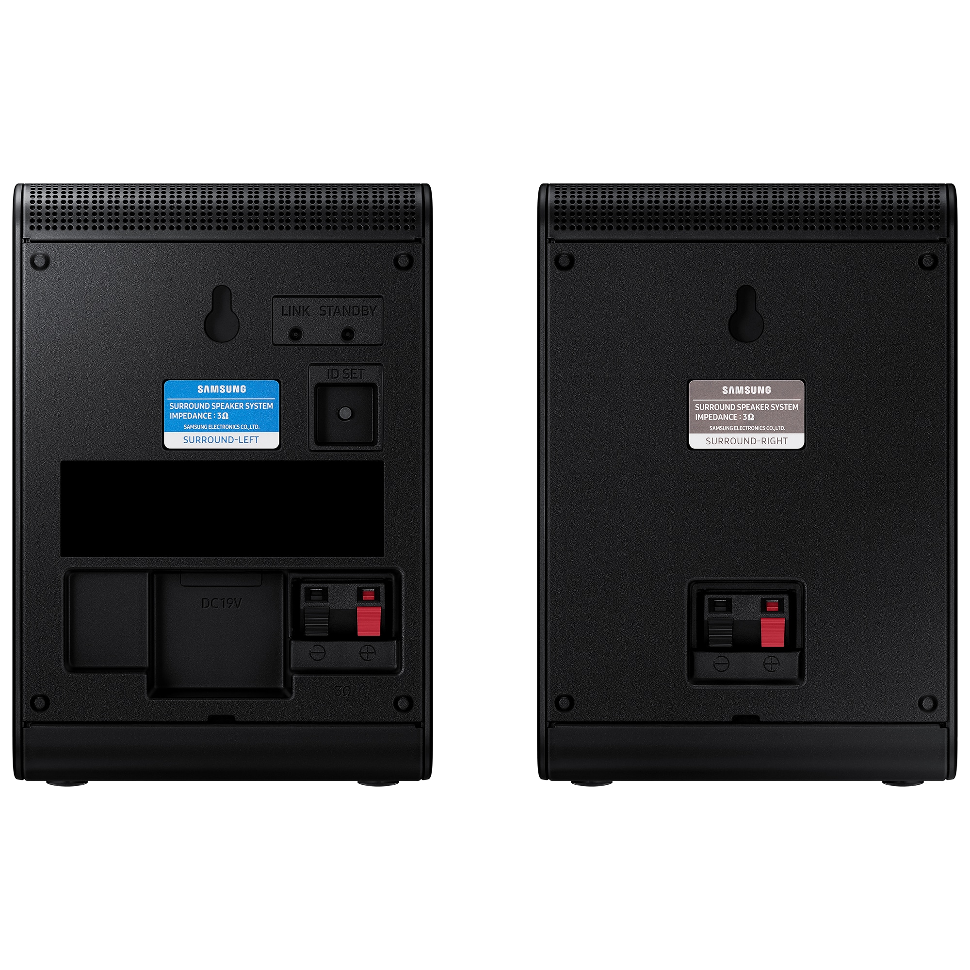 Samsung 2.0 Channel Wireless Rear Speaker Kit - Black, , hires