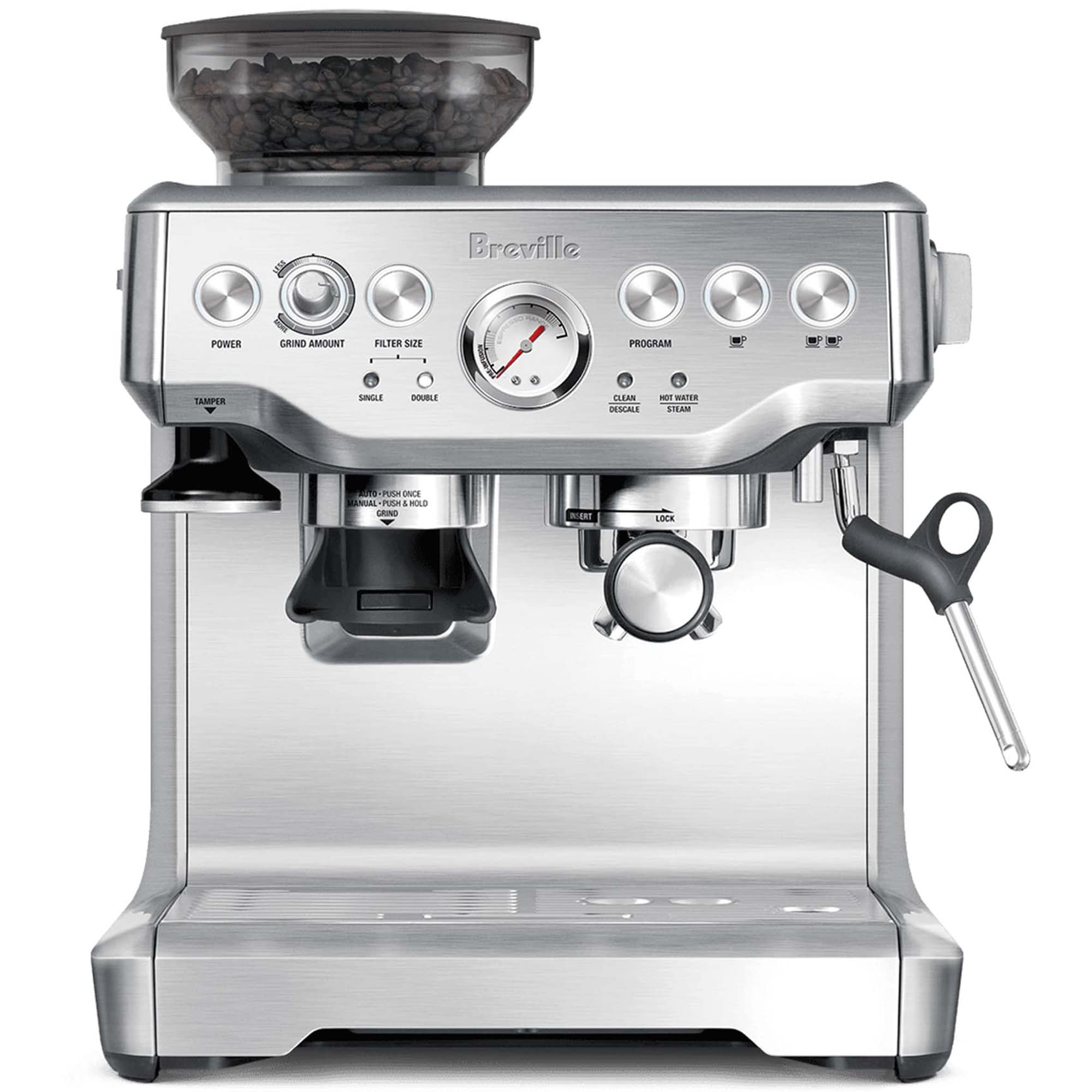 Breville The Barista Express Espresso Machine - Brushed Stainless Steel, , hires
