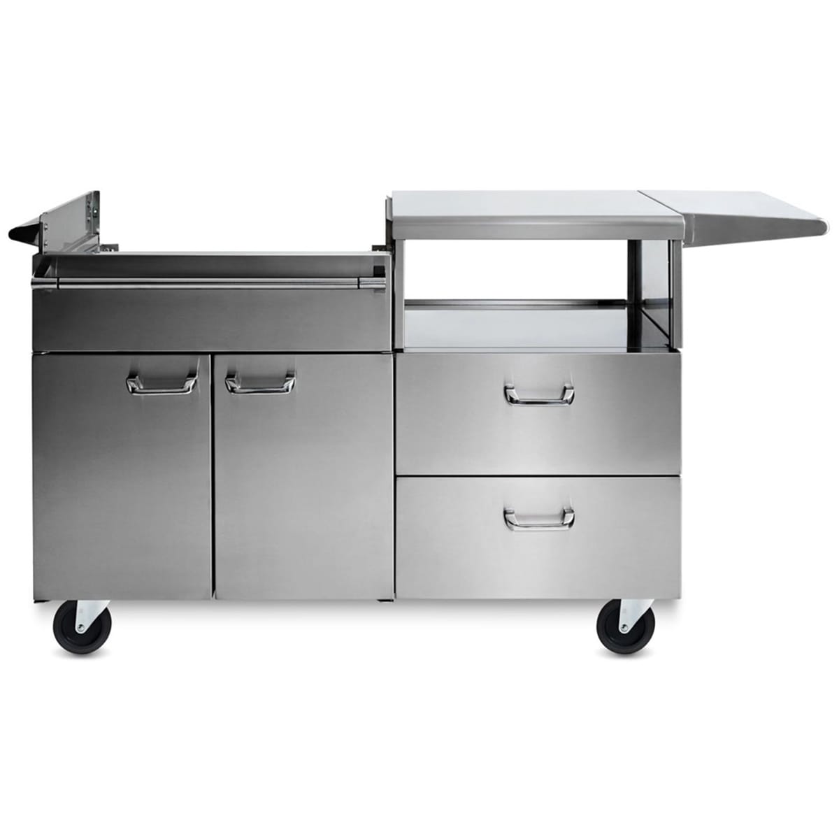 Lynx 30 in. Napoli Natural Gas Outdoor Pizza Oven On Mobile Kitchen Cart - Stainless Steel, , hires