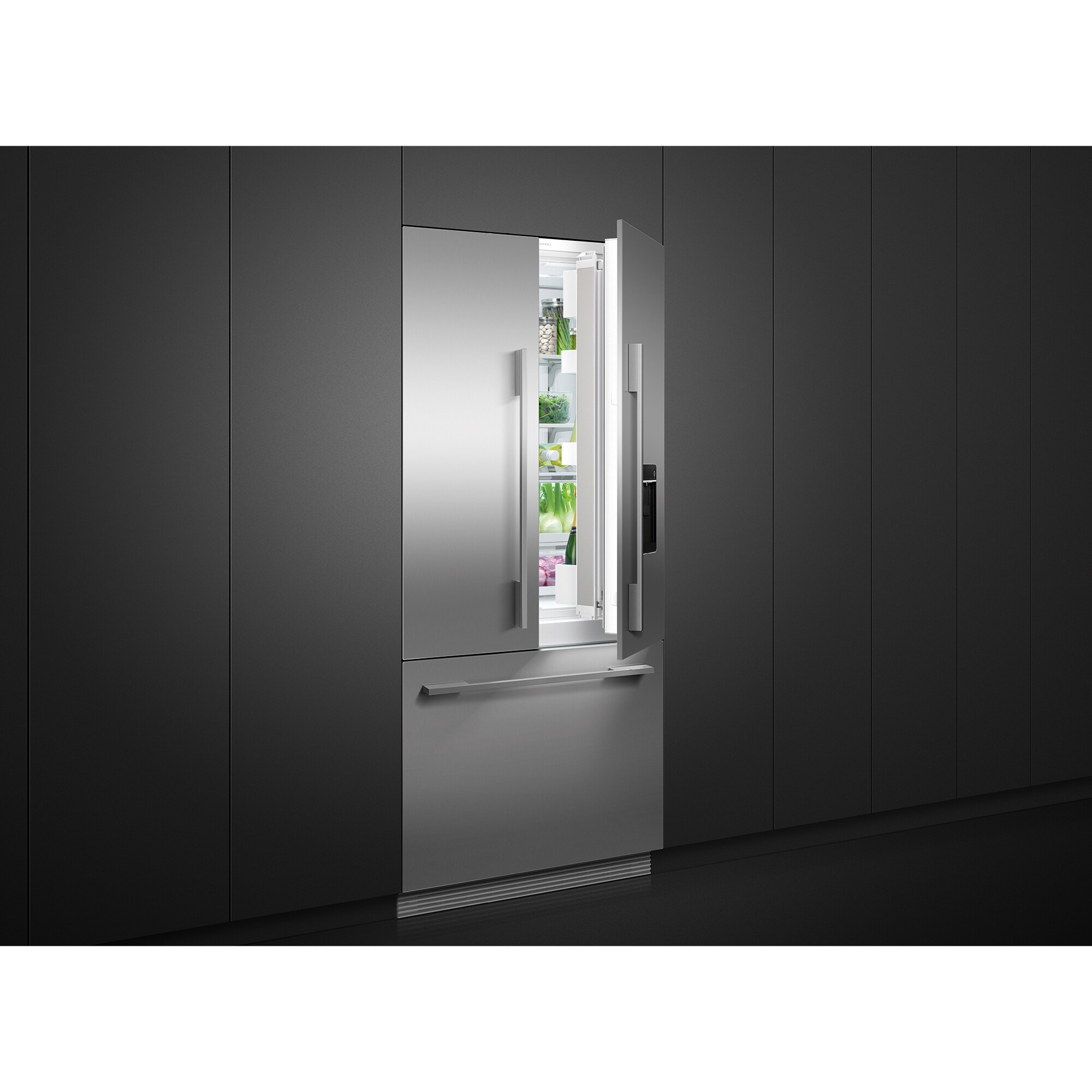 Fisher & Paykel Series 7 32 in. 14.7 cu. ft. Built-In Counter Depth French Door Refrigerator with Water Dispenser - Custom Panel Ready, , hires