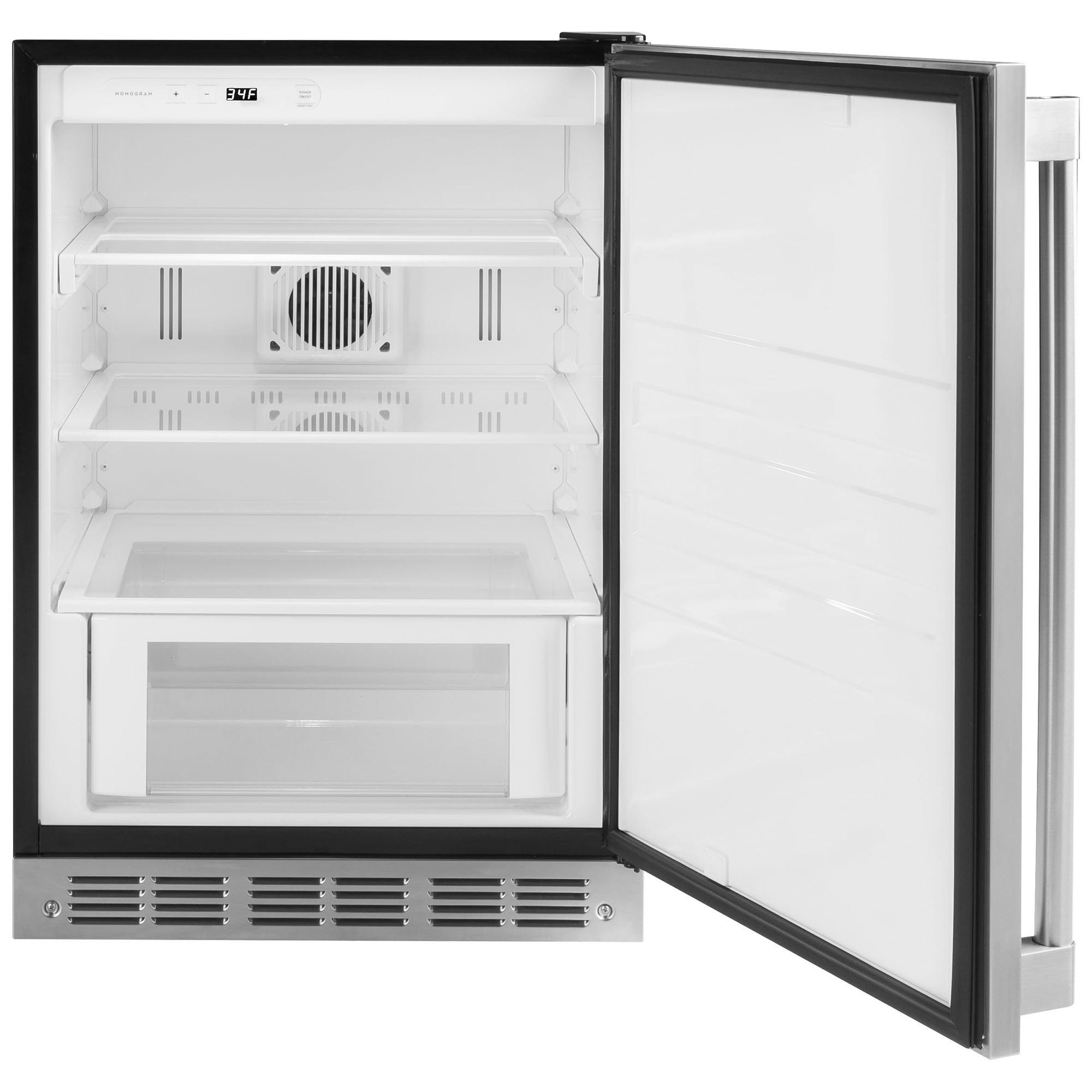 Monogram 24 in. 5.4 cu. ft. Undercounter Refrigerator - Stainless Steel, , hires