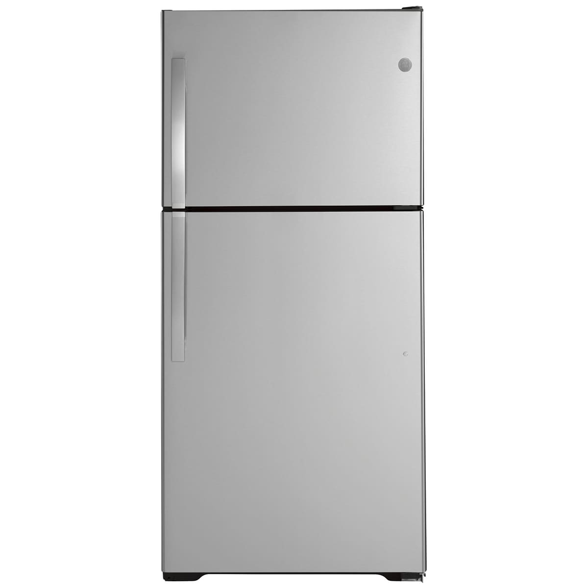GE 30 in. 19.2 cu. ft. Top Freezer Refrigerator with Ice Maker - Stainless Steel, , hires