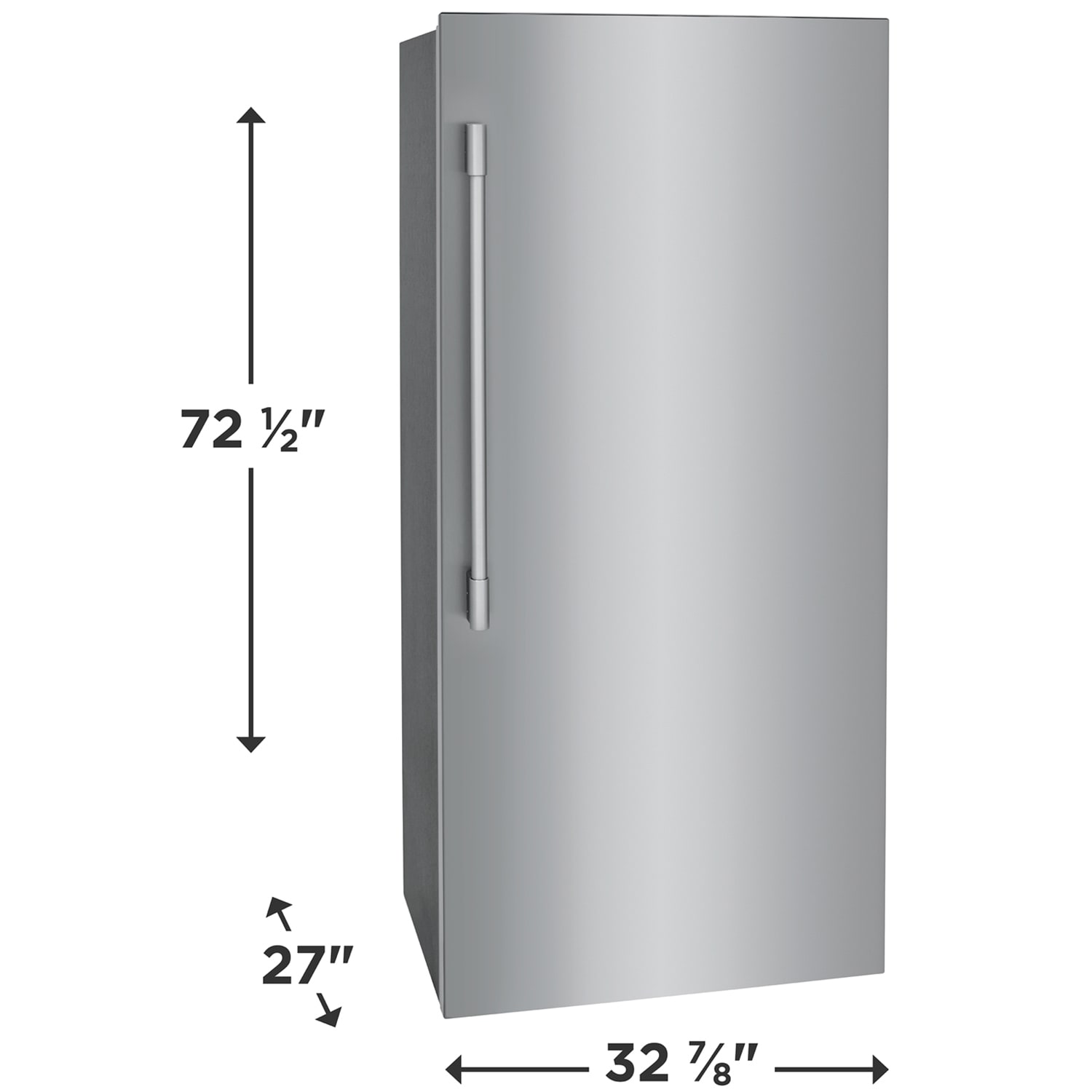 Frigidaire Professional 33 in. 18.9 cu. ft. Counter Depth Freeezerless Refrigerator with Internal Water Dispenser - Stainless Steel, , hires