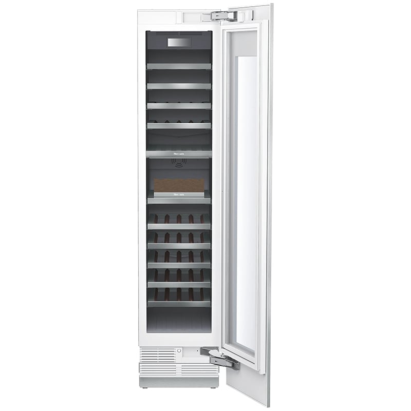 Thermador Freedom Collection 18 in. Built-in Smart Wine Cooler with Wood Racks, Dual Temperature Zones & 58 Bottle Capacity - Custom Panel Ready, , hires