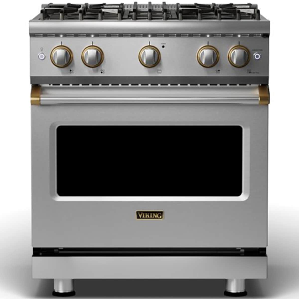 Viking 5 Series 30 in. 4.0 cu. ft. Standard Convection Gas Range with 4 Sealed Burners - Stainless Steel, , hires