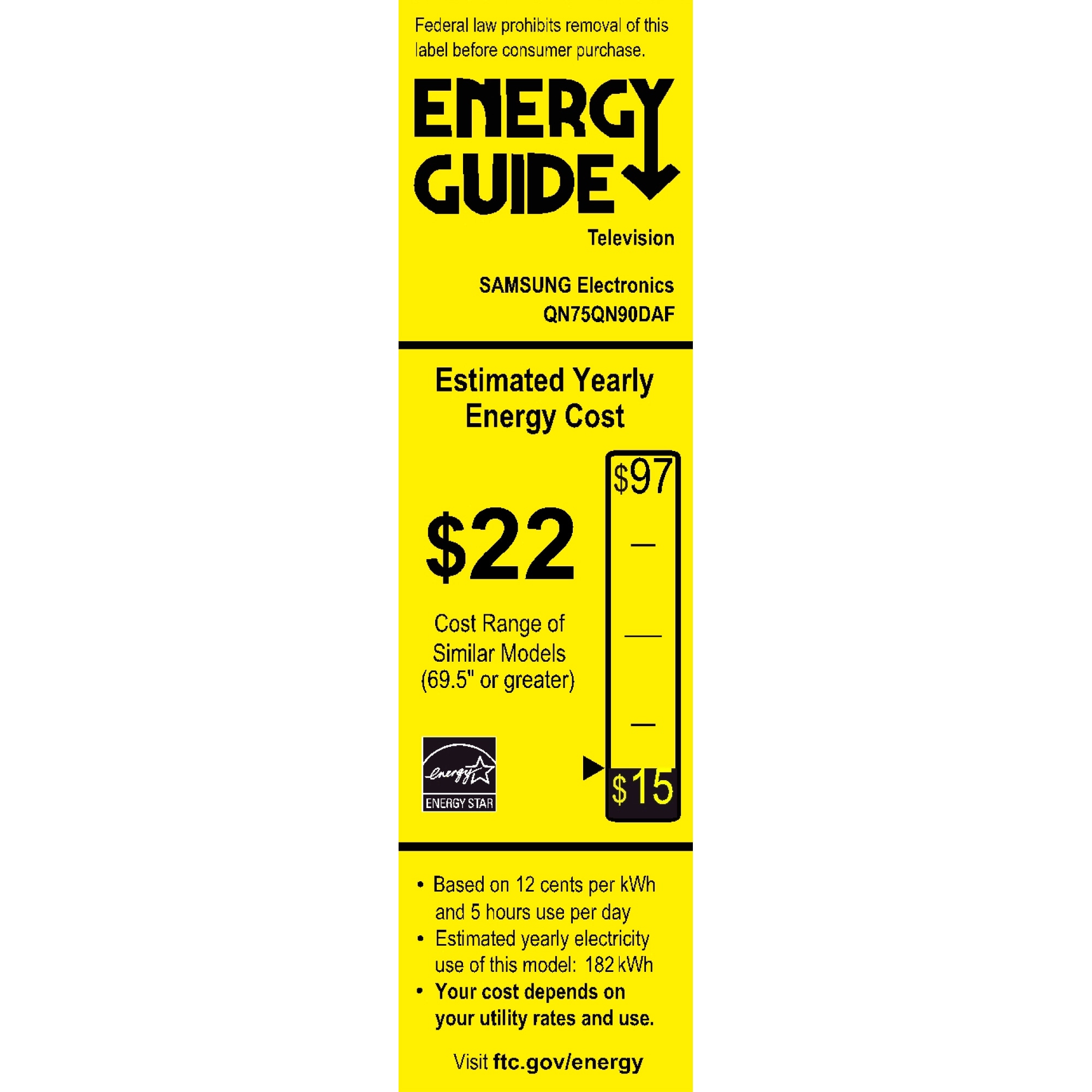 Samsung - 75" Class QN90D Series Neo QLED 4K UHD Smart Tizen TV, , hires