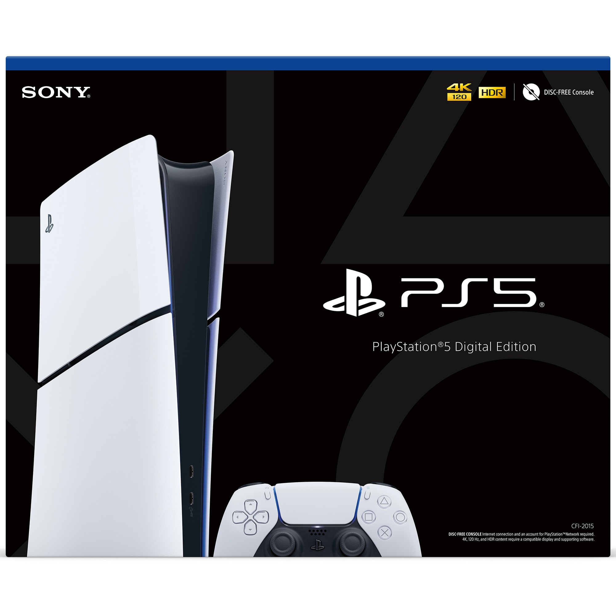 Sony - PlayStation 5 Slim Console Digital Edition (PS5) - White, , hires