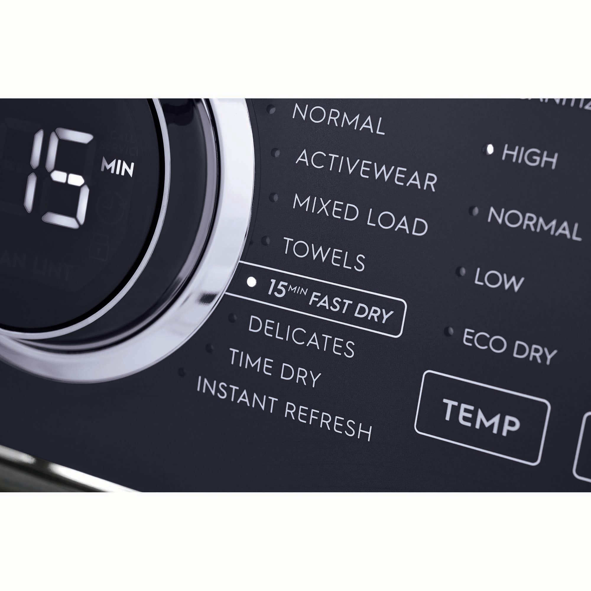 Electrolux 500 Series 27 in. 8.0 cu. ft. Stackable Electric Dryer with Predictive Dry, Instant Refresh, Perfect Steam & Sanitize Cycle - Titanium, Titanium, hires