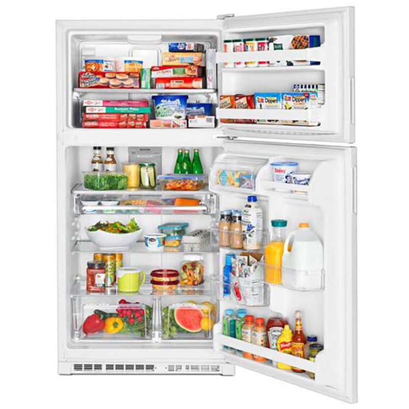Maytag 33 in. 20.5 cu. ft. Top Freezer Refrigerator - White Ice, White Ice, hires