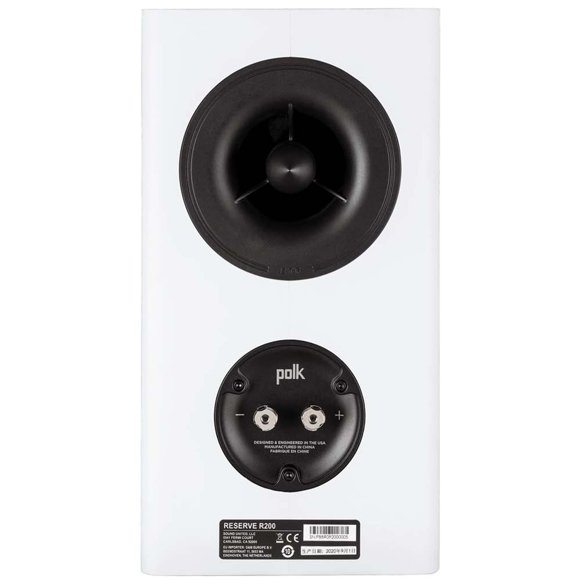 Polk Reserve R200 Premium Bookshelf Speakers (Pair) - White, White, hires