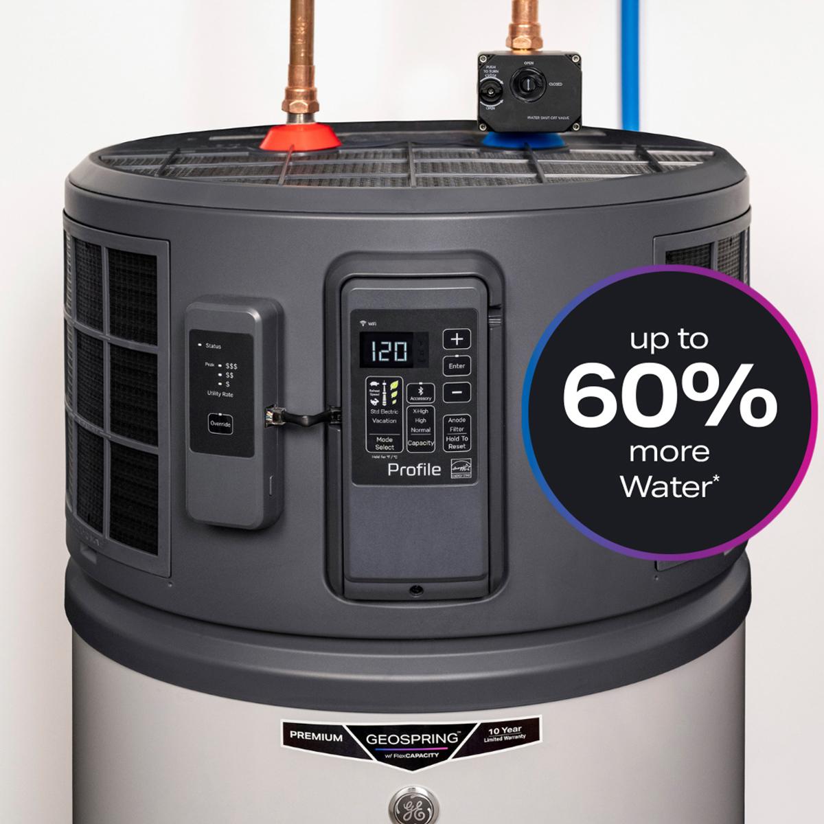 GE Profile Geospring Smart Electric 50 Gallon Tall Water Heater with 10-Year Parts Warranty, , hires