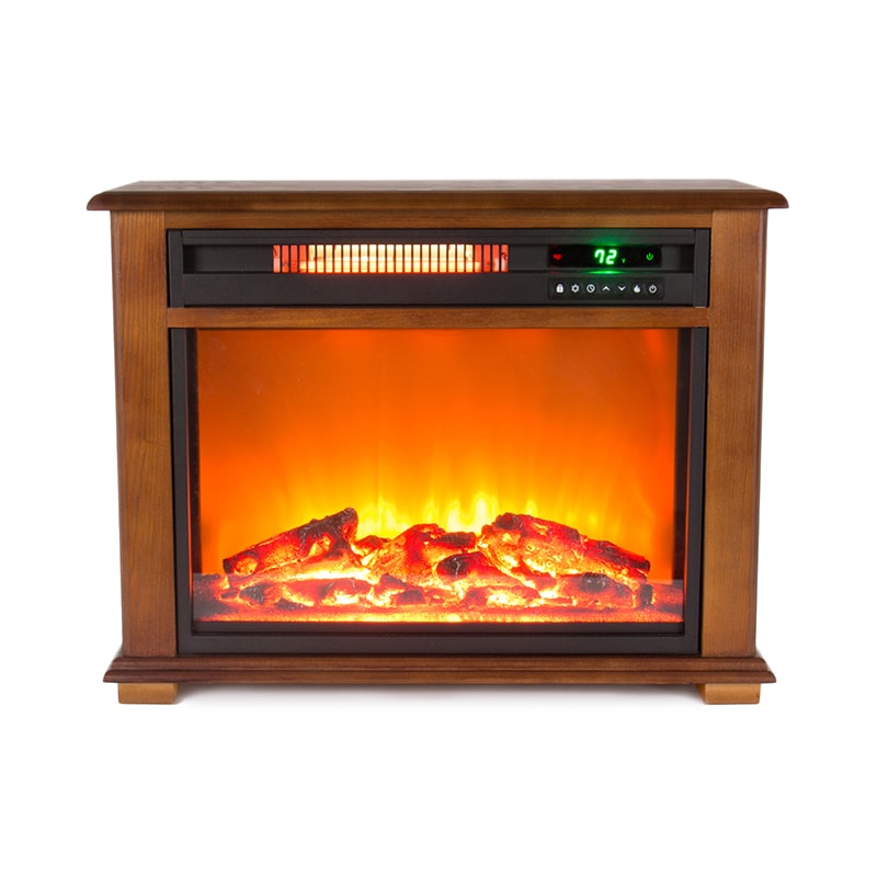 Lifesmart Fireplace Electric Heater with 2 Heat Settings & Automatic