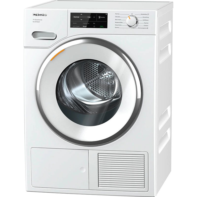 Miele 24 in. 4.0 cu. ft. Smart Stackable Ventless Electric Dryer with Heat Pump - White, , hires