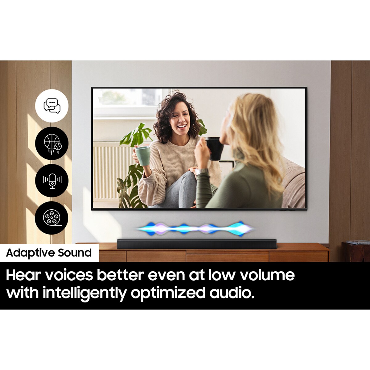 Samsung B-Series 5.1 Channel Sound Bar with Bluetooth & Wireless Subwoofer - Black, , hires